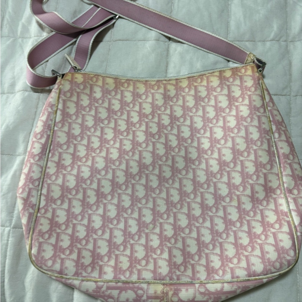 Dior Pink and Cream Crossbody Bag